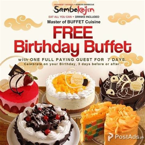 sambokojin southmall promo|[FREE BUFFET] Sambokojin Birthday Promo 2019 .